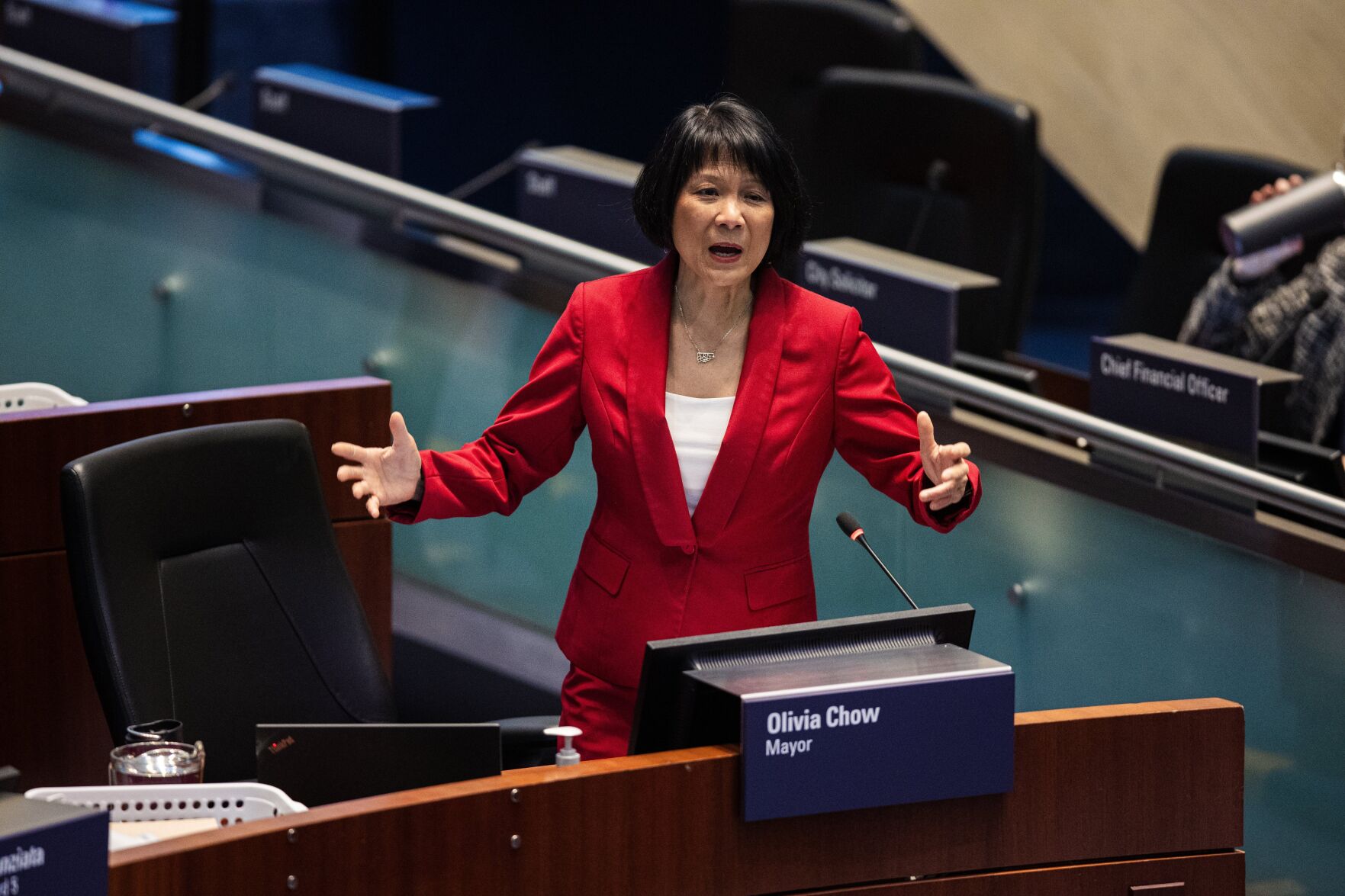 Olivia Chow at council